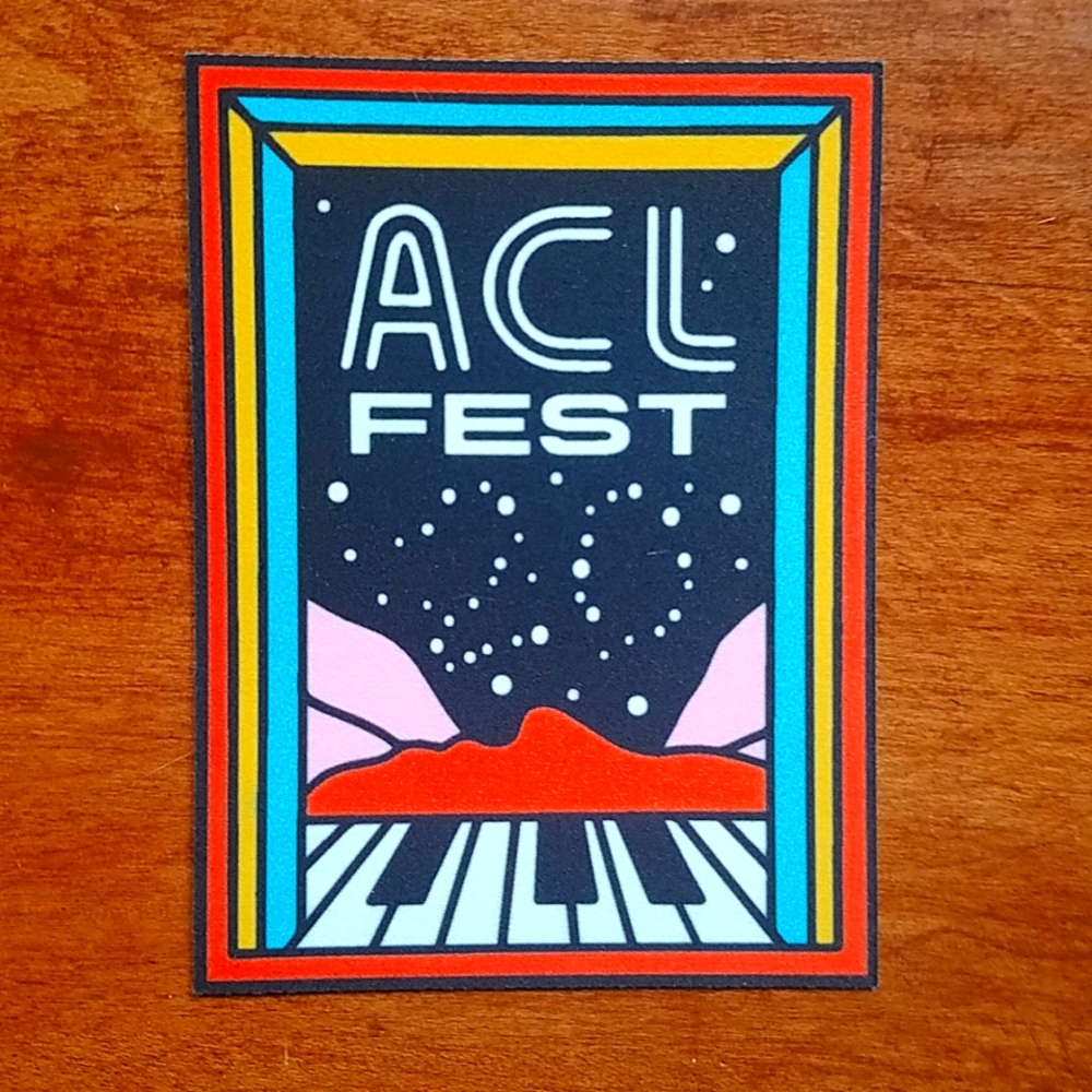 Austin City Limits ACL 20th anniversary patch